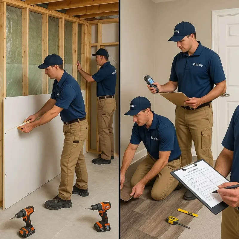 Repairs and Reconstruction process in Portales, NM